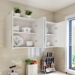 Meuble mural de cuisine blanc – 120 x 60 x 30 cm – Image 2