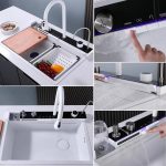 Évier de Cuisine “Multifonction’’ – Blanc Nano & Tout-en-Un – Image 3