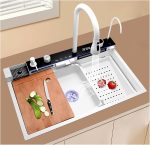 Évier de Cuisine “Multifonction’’ – Blanc Nano & Tout-en-Un