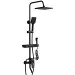 colonne de douche noir mat avec douchette – Image 3