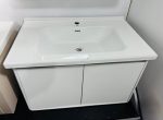 Meuble-lavabo Salle de Bain – Collection "Pure White" & Miroir LED – Image 2