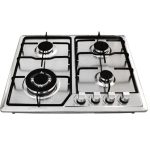 Plaque de cuisson gaz 4 feux en acier inoxydable – Image 2