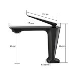 robinet mitigeur noir mat – Image 4