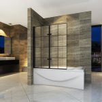 Paroi de baignoire 120 × 140 cm