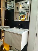 ensemble meuble lavabo suspendu avec armoire miroir – Image 4