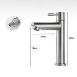 Robinet de lavabo en acier inoxydable – Image 2