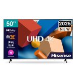 Téléviseur Hisense 50’’ Smart TV UHD 4K VIDAA – Modèle 50A6N