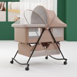 Berceau Pliable Bébé avec Moustiquaire & Matelas
