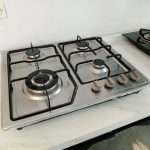 Plaque de Cuisson à Gaz 4 Feux en Acier Inoxydable